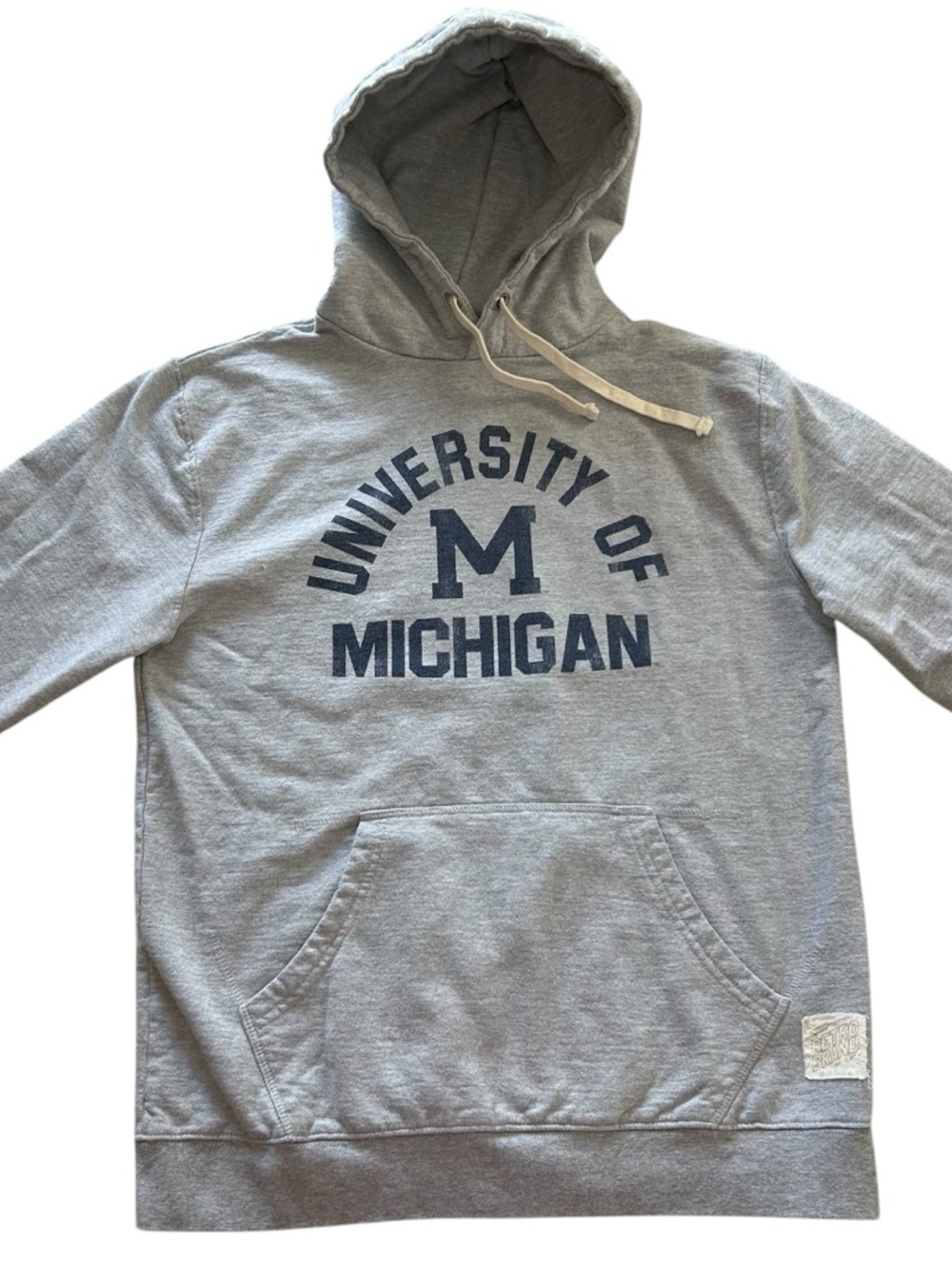 Original Retro Brand University of Michigan Wolverines Vintage Style Hoodie sz M - Picture 2 of 9